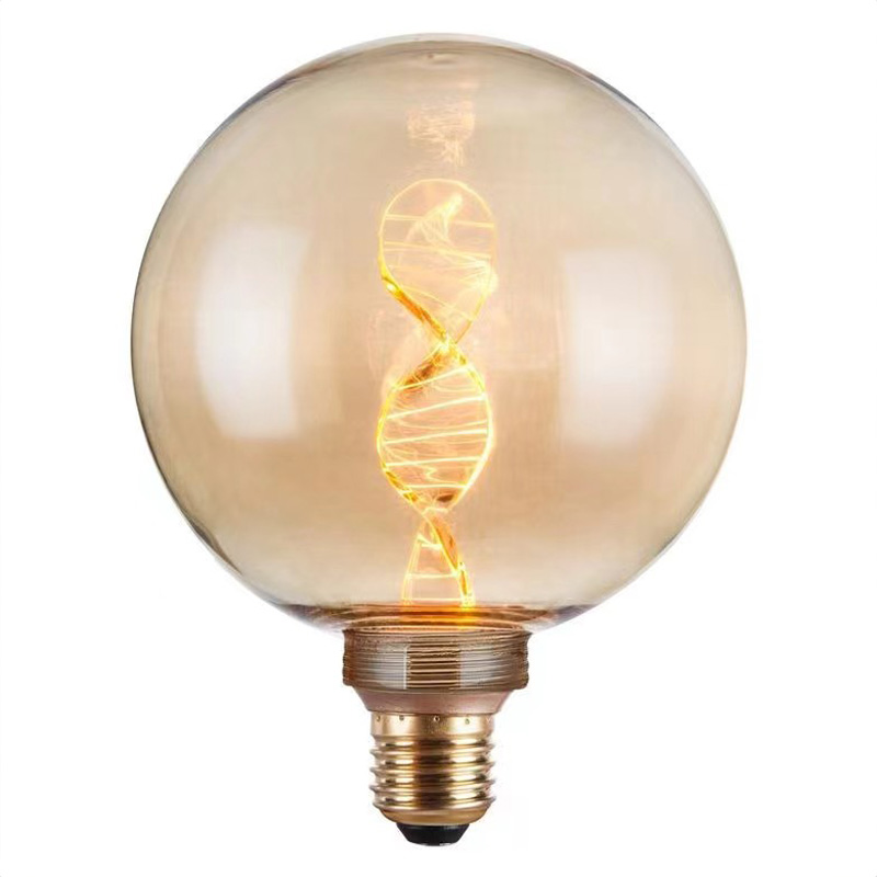 Λαμπτήρας LED RN-DNA G125 Bulb pakoworld 3.5W E27 220-240V amber-342-000068