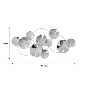Διακοσμητικό τοίχου Lacy Inart μέταλλο σε χρυσή απόχρωση 118x57x5εκ-345-000020
