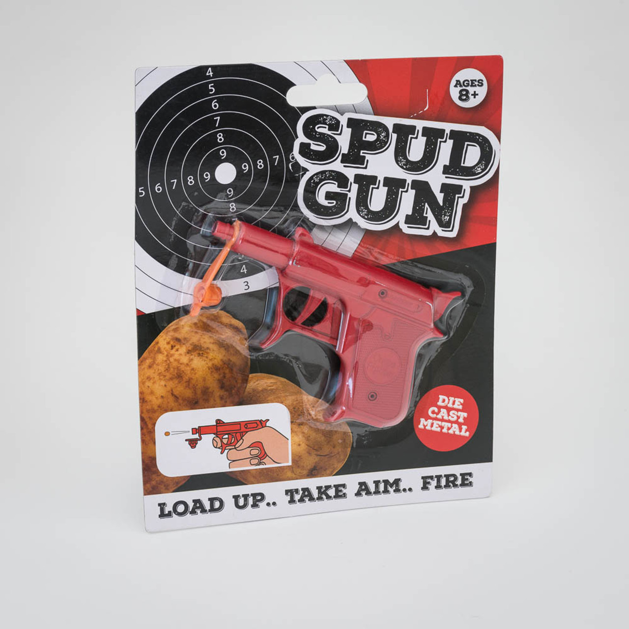 The Source - Spud Shooter - Παιδικό μεταλλικό περίστροφο για πατατοπόλεμο