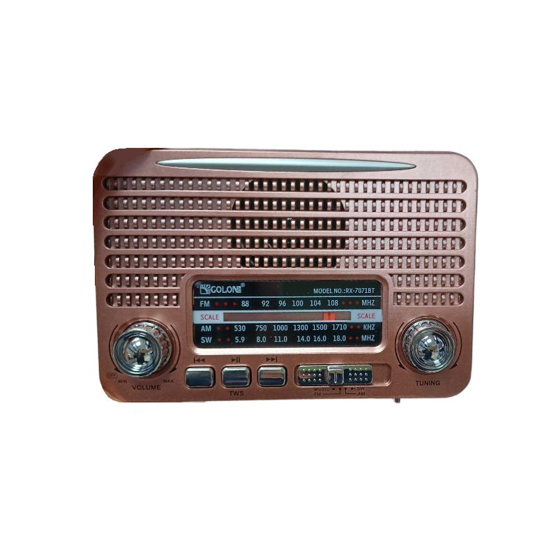 Επαναφορτιζόμενο ραδιόφωνο Retro - RX7071BT - 730503 - Rose Gold