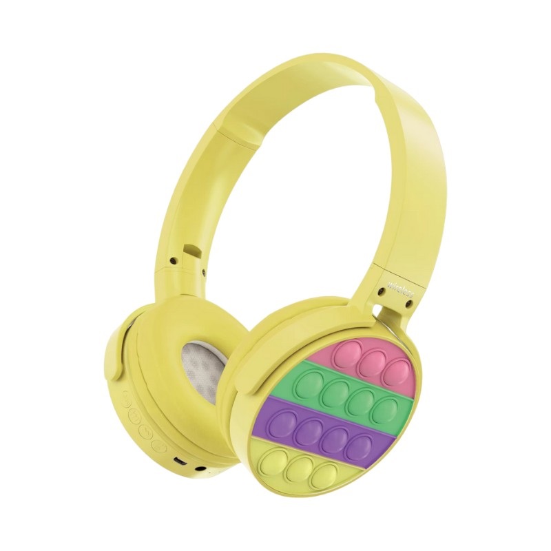 Ασύρματα ακουστικά - Pop It Headphones - ST91 - 886963 - Yellow