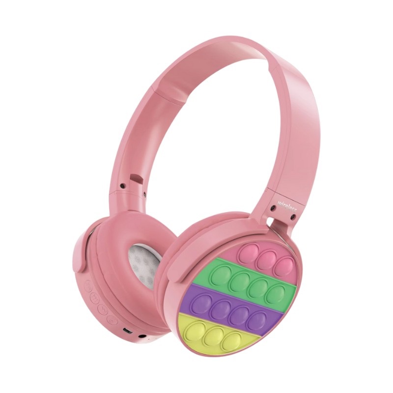 Ασύρματα ακουστικά - Pop It Headphones - ST91 - 886963 - Pink