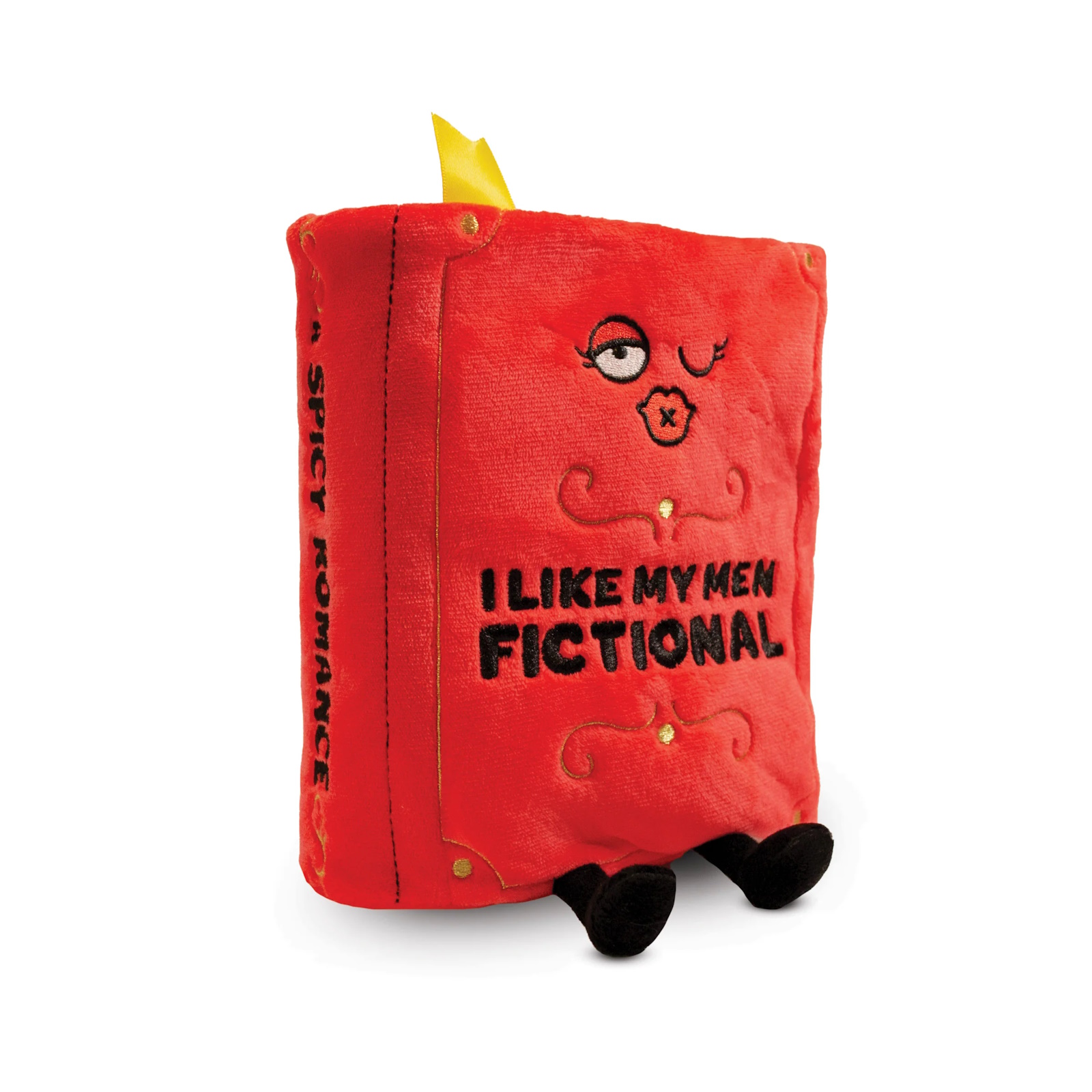 Punchkins Plush Ρομαντικό Βιβλίο Λούτρινο – "I Like My Men Fictional"