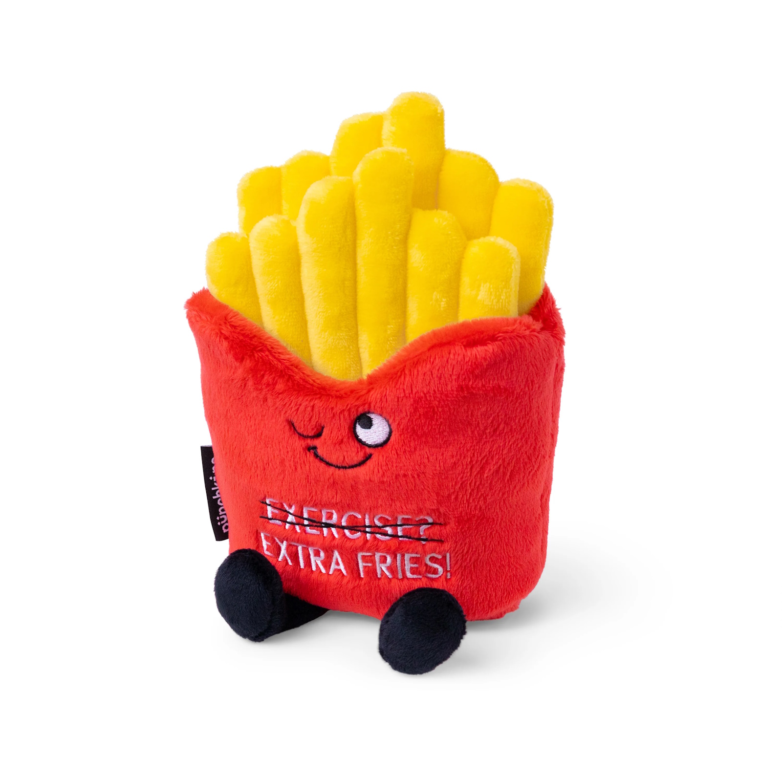 Punchkins Plush Πονηρές Τηγανιτές Πατάτες Λούτρινο – "Exercise Extra Fries"