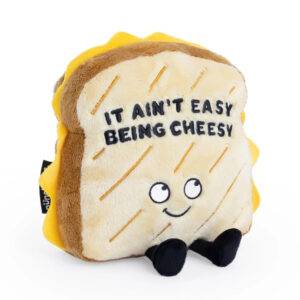 Punchkins Plush Ψημένο Τοστάκι Λούτρινο – "It Ain't Easy Being Cheesy"