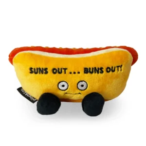 Punchkins Plush Hot Dog Λούτρινο – "Suns Out... Buns Out!"