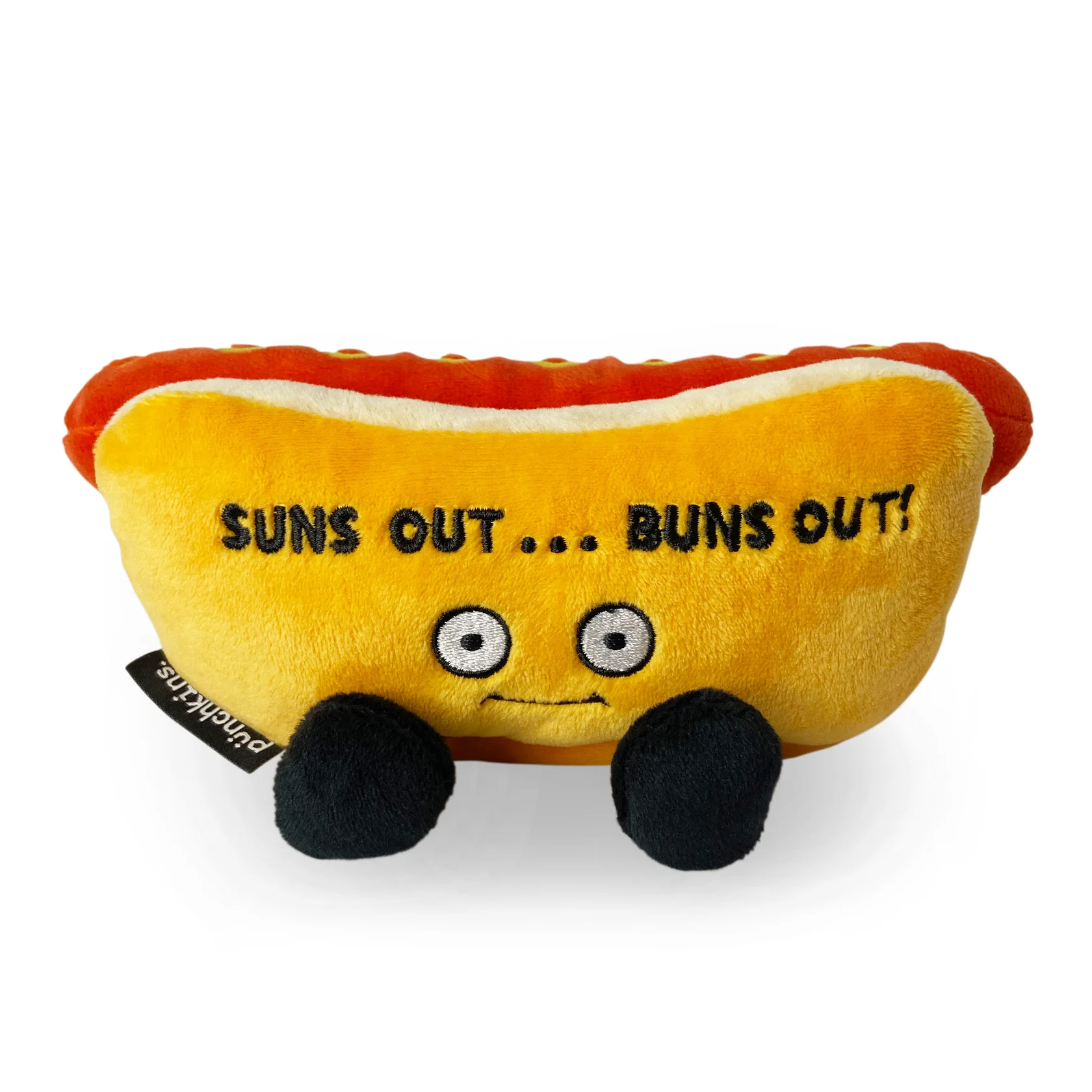 Punchkins Plush Hot Dog Λούτρινο – "Suns Out... Buns Out!"