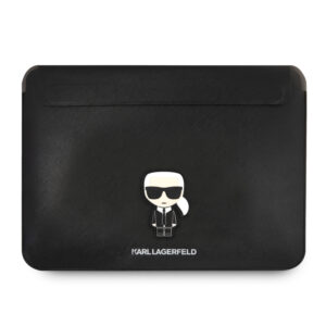 Karl Lagerfeld Ikonik Collection Computer Sleeve Θήκη κατάλληλη για MacBook / Laptop 16" (Μαύρο - KLCS16PISFBK)