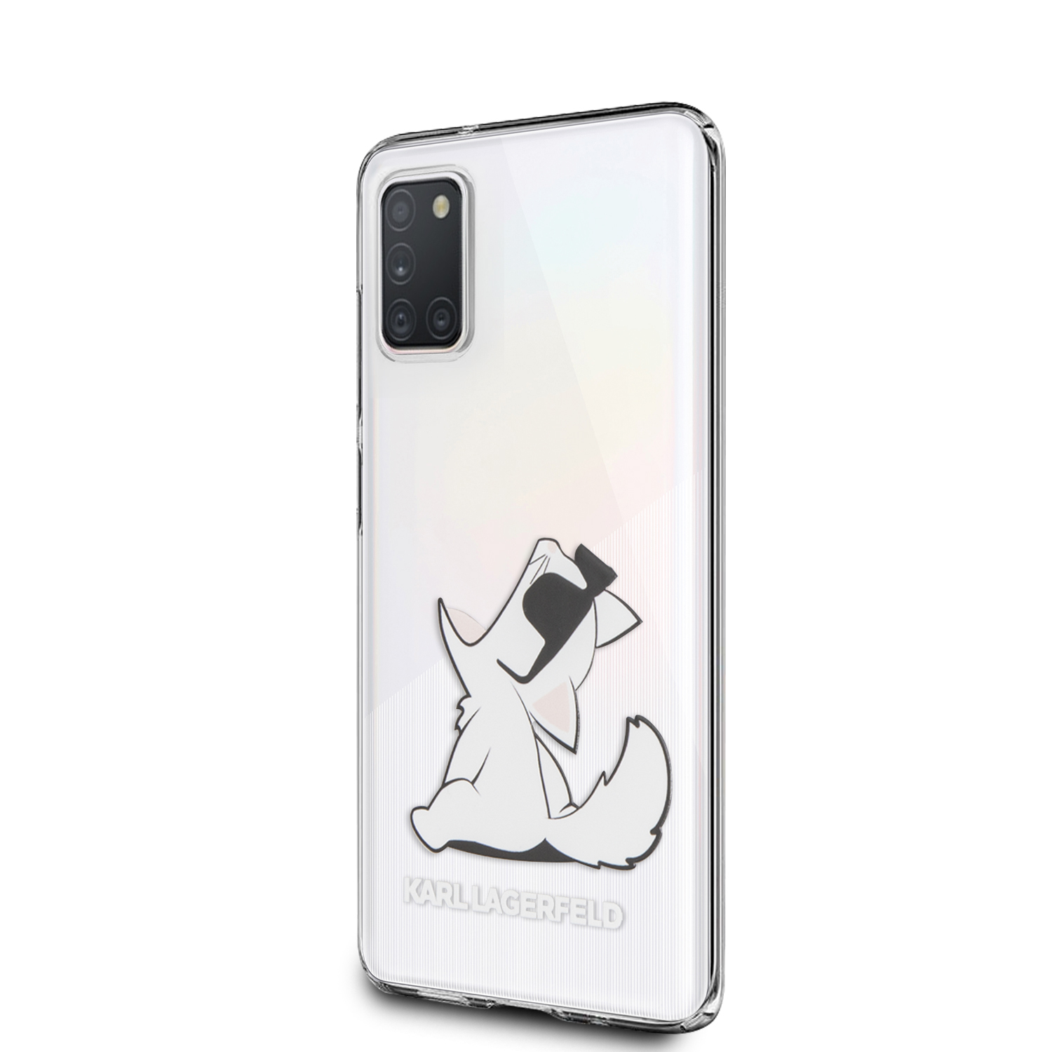 Karl Lagerfeld “Choupette Fun” Hard Case Θήκη προστασίας από σιλικόνη – Samsung Galaxy A31 A315 (Clear)
