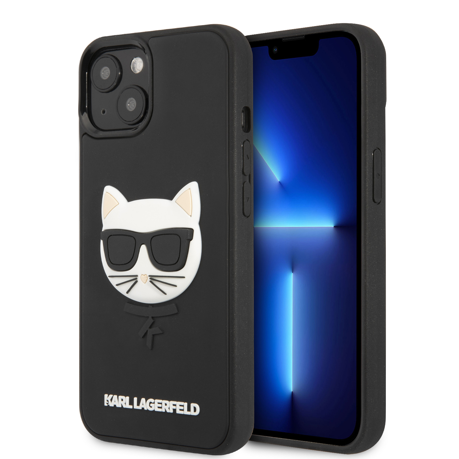 Karl Lagerfeld 3D Rubber Case Choupette's Head Θήκη προστασίας από σιλικόνη – iPhone 13 (Μαύρο - KLHCP13MCH3DBK)