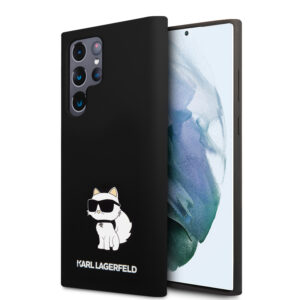 Karl Lagerfeld “Choupette NFT” Hard Case Θήκη προστασίας από σιλικόνη – Samsung Galaxy S23 Ultra (Μαύρο – KLHCS23LSNCHBCK)