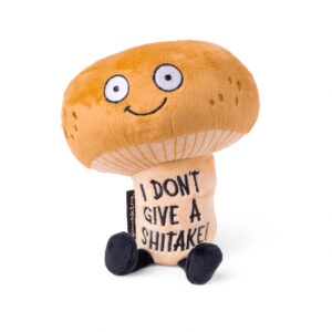 Punchkins Plush Χαμογελαστό Μανιτάρι Λούτρινο – "I Don't Give A Shitake"