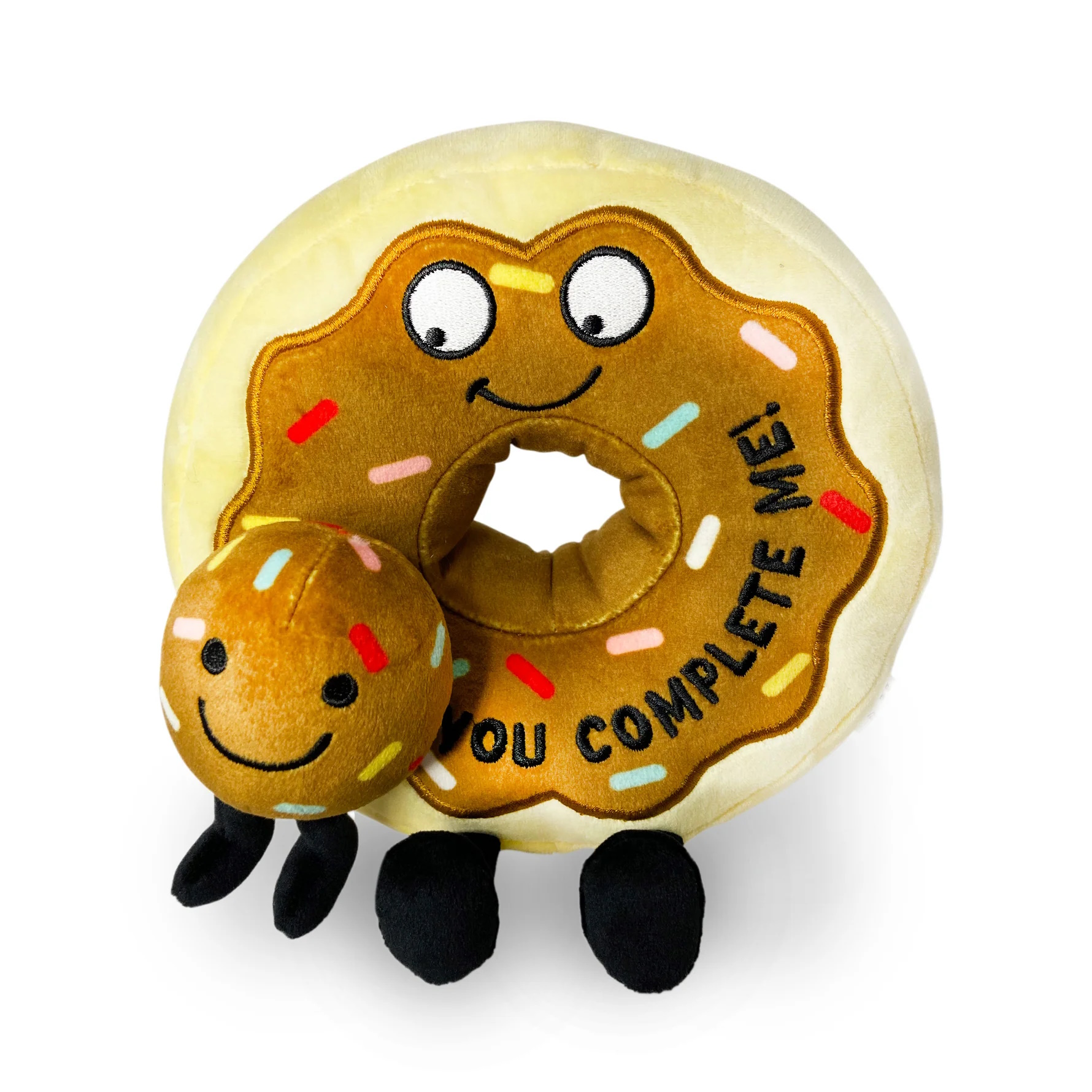 Punchkins Plush Donut Λούτρινο – "You Complete Me"