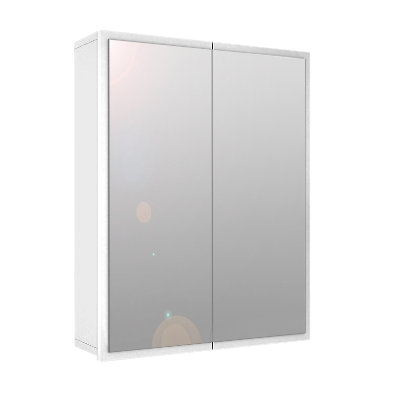 Καθρέπτης μπάνιου Kayla Megapap χρώμα λευκό 60x17x76