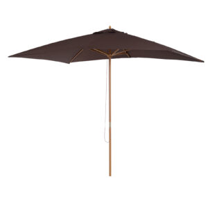 Outsunny Parasol in Wood for Outdoor Garden 2 x 2