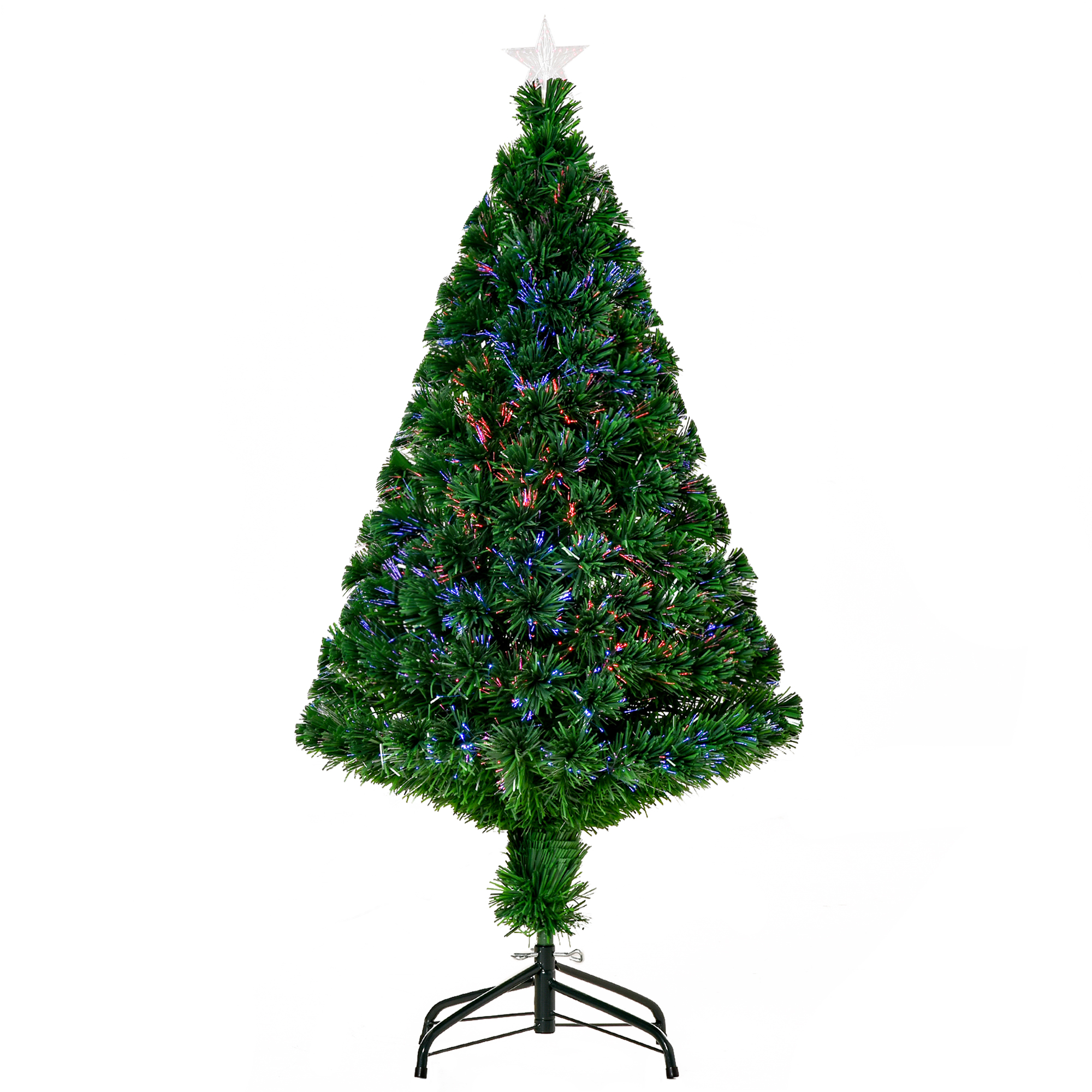 Τεχνητό Χριστουγεννιάτικο Δέντρο με Πολύ Παχύ Στήριγμα PVC 120 cm HOMCOM 02-0349