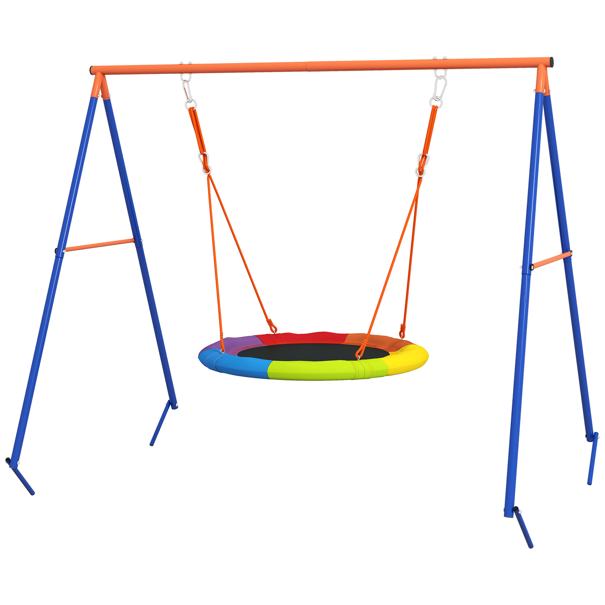 Outsunny Garden Nest Swing για 1-2 Παιδιά σε ενισχυμένο μέταλλο