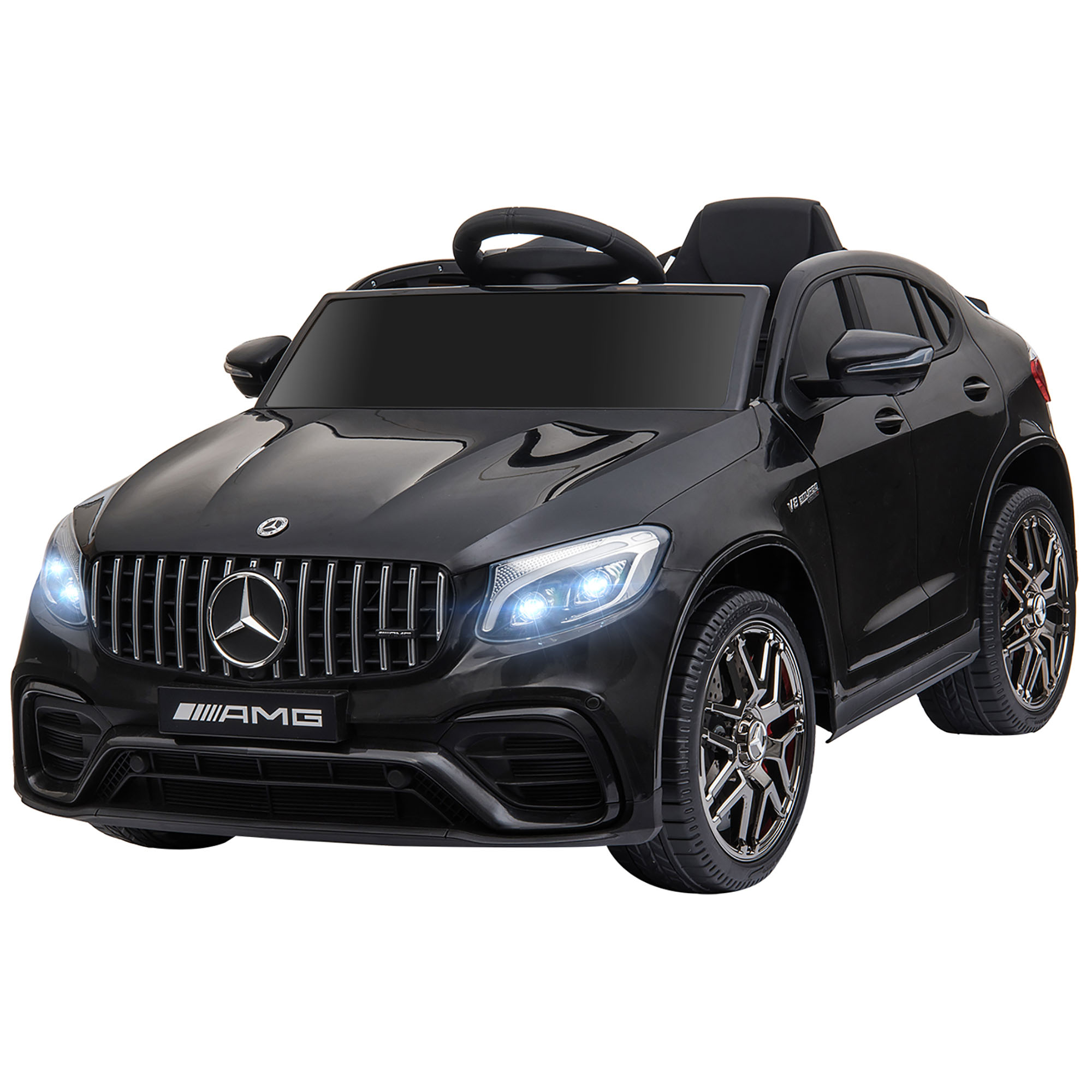 HOMCOM Mercedes Electric Ride-On Toy Car για παιδιά 3-5 ετών με ζώνη ασφαλείας και τηλεχειριστήριο