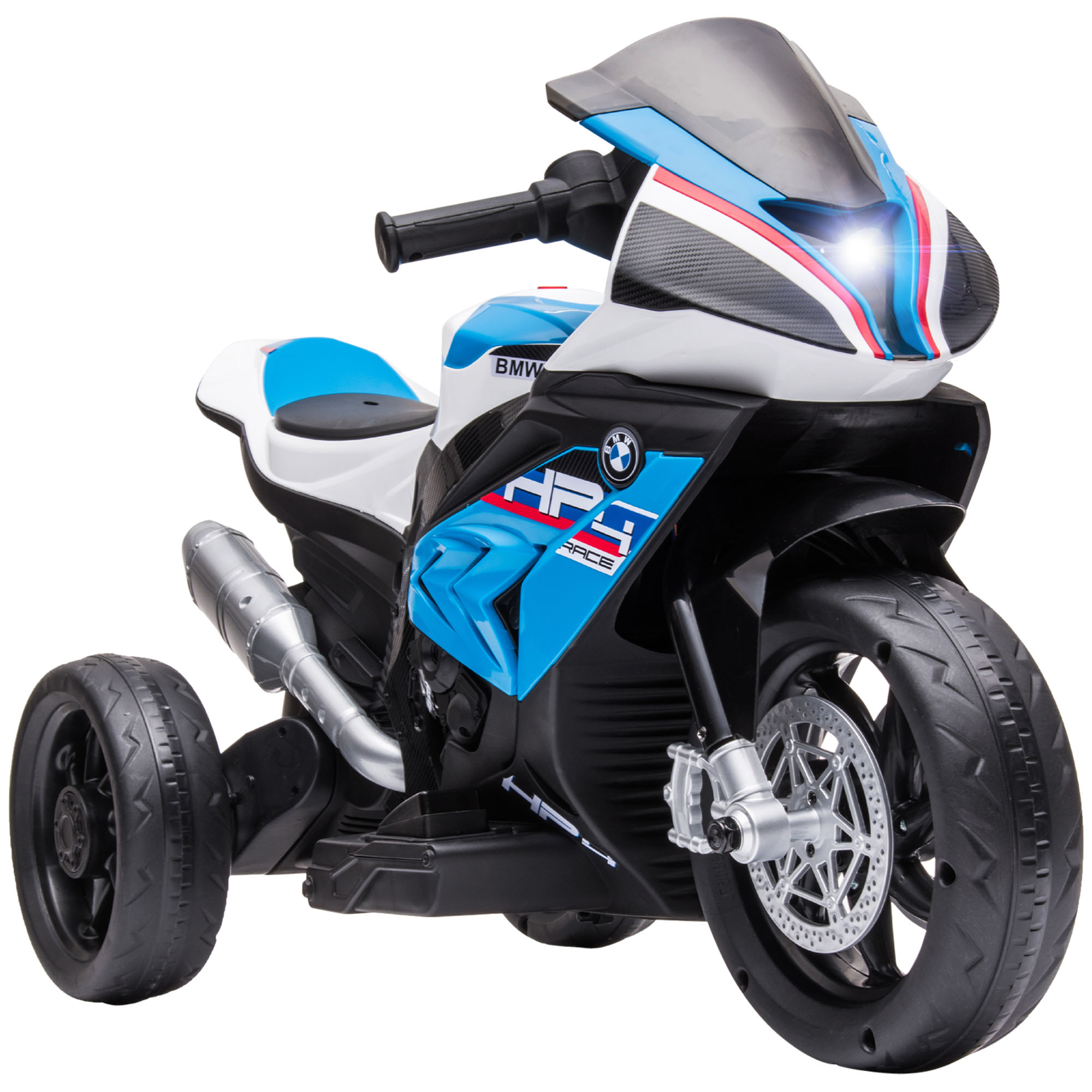 Μοτοσικλέτα HOMCOM για παιδιά 18-60 μηνών Μοντέλο BMW HP4 με προβολείς