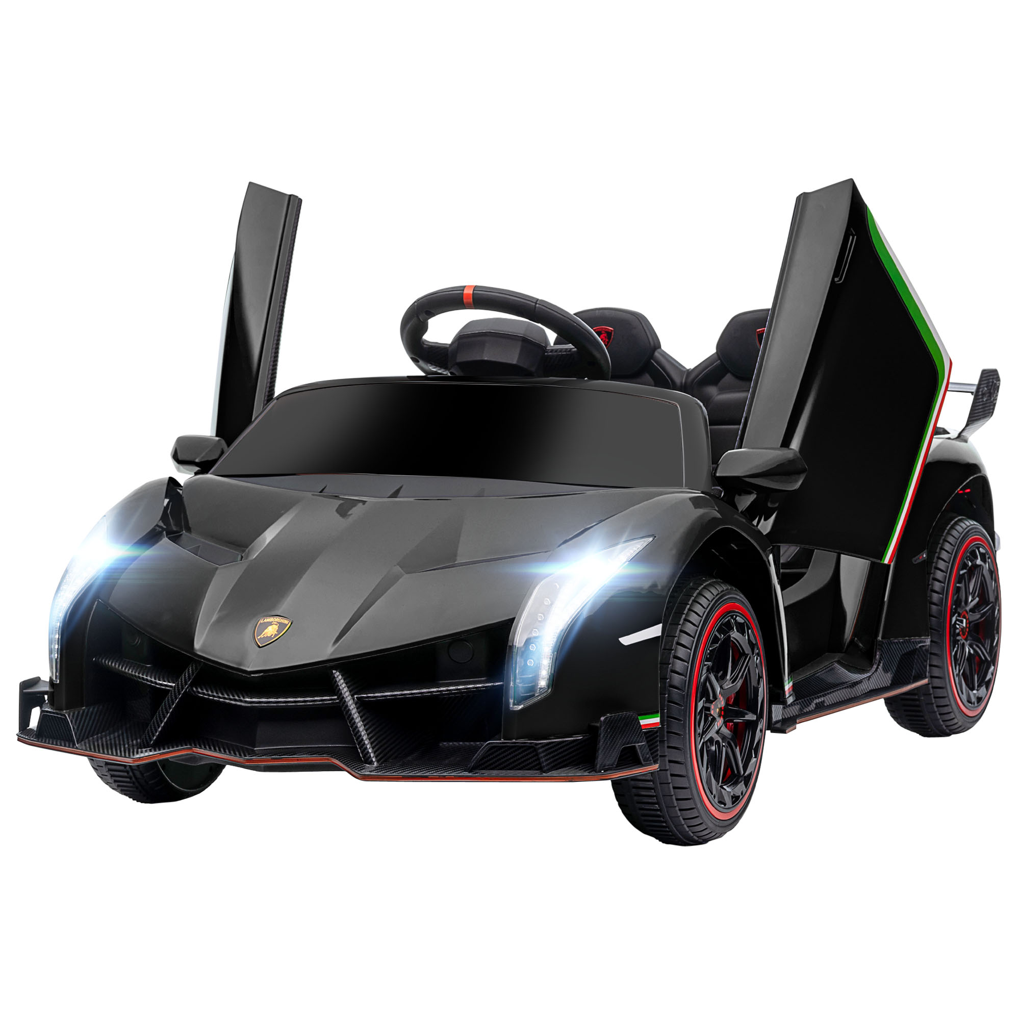 HOMCOM Ηλεκτρικό αυτοκίνητο για παιδιά Lamborghini Veneno 12V με τηλεχειριστήριο