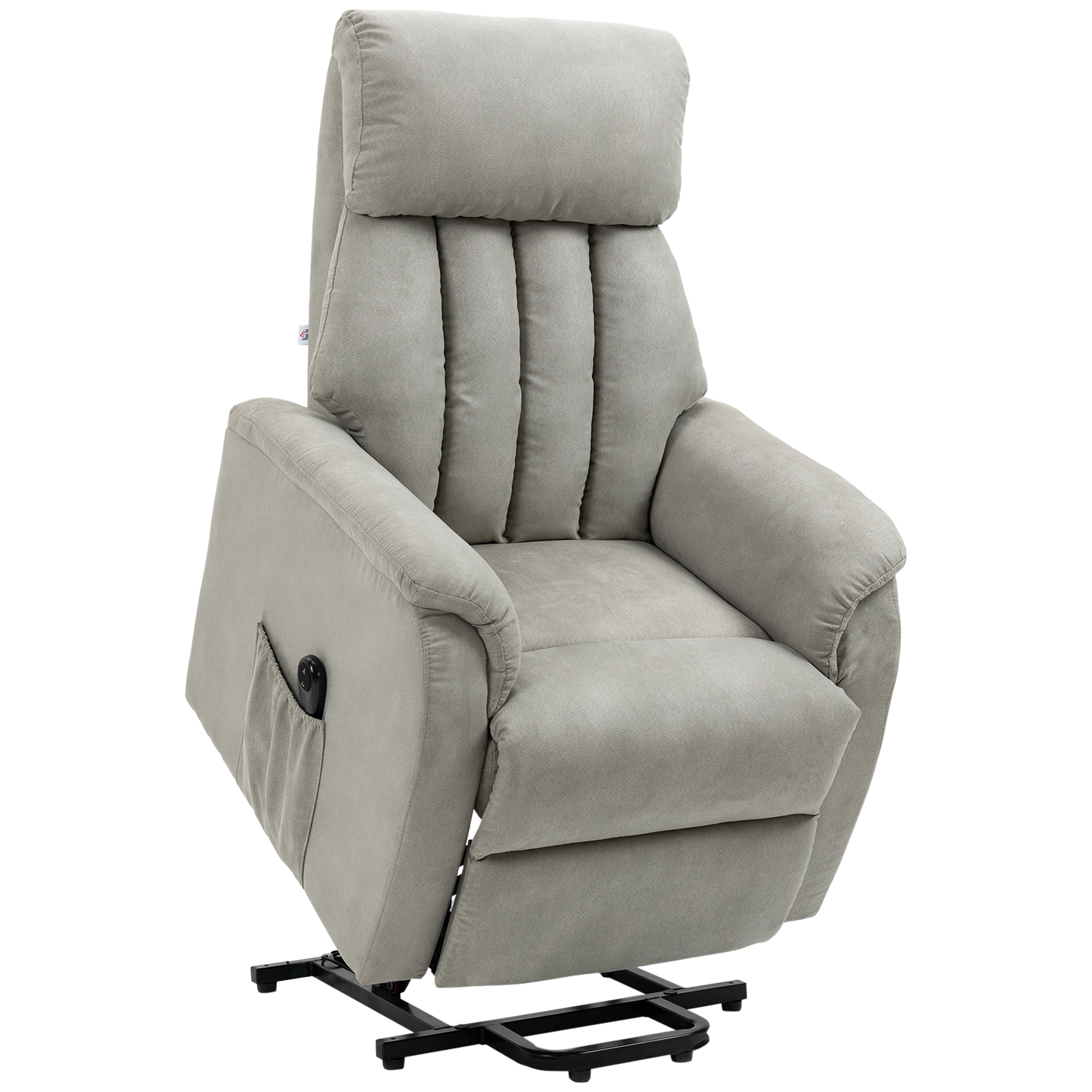 HOMCOM Lift Chair Ανακλινόμενη 150° max με τηλεχειριστήριο και υποπόδιο
