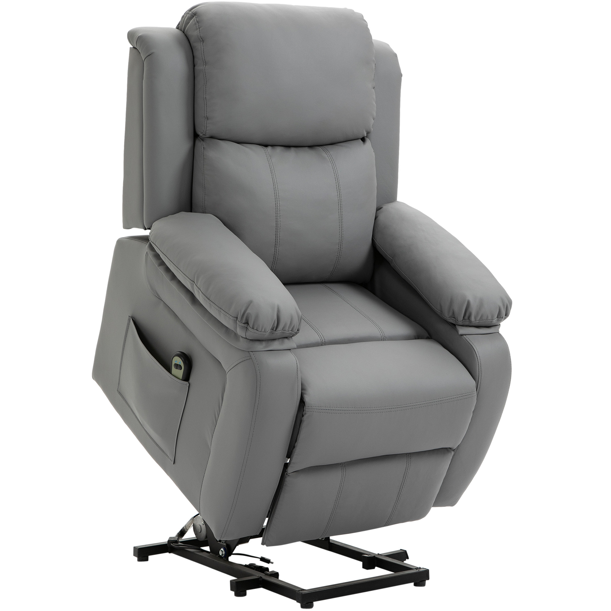 HOMCOM Electric Relax Πολυθρόνα και Ανυψωτικό Ανακλινόμενο έως 160° με Τηλεχειριστήριο
