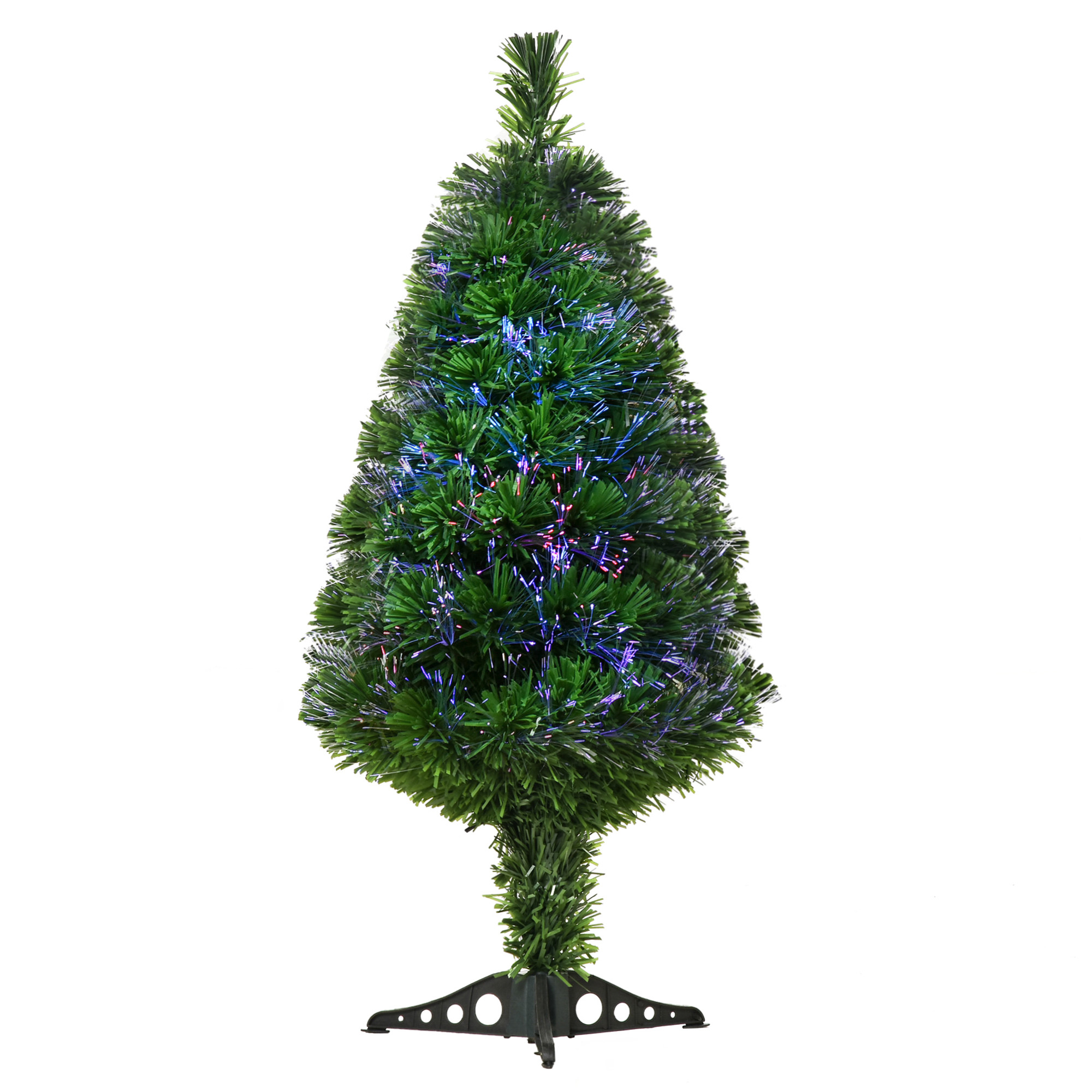 Τεχνητό Χριστουγεννιάτικο Δέντρο με 90 Κλαδιά και Οπτικές Ίνες 90 cm HOMCOM 830-174