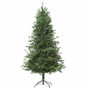 Τεχνητό Χριστουγεννιάτικο Δέντρο 180 cm με Πτυσσόμενη και Αποσπώμενη Βάση HOMCOM 830-303V02