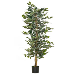 HOMCOM Fake Ficus Plant 150cm ύψος