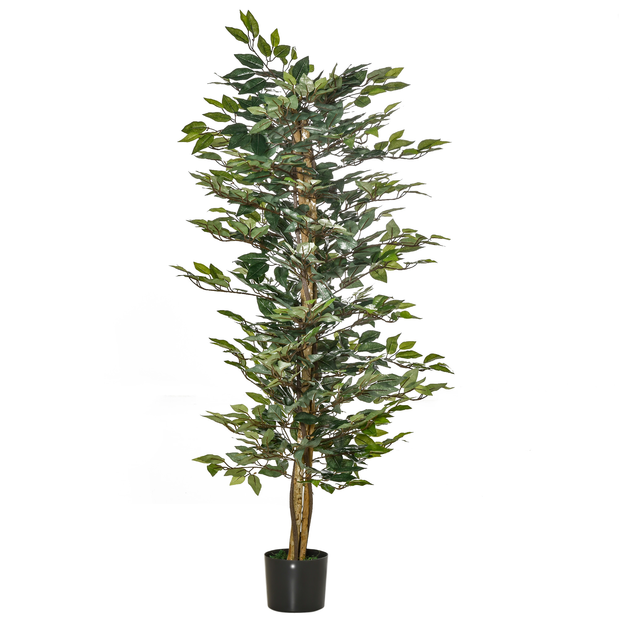 HOMCOM Fake Ficus Plant 150cm ύψος
