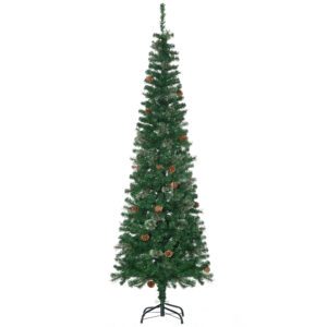 Ρεαλιστικό Χριστουγεννιάτικο Δέντρο 195 cm με 556 Κλαδιά HOMCOM 830-546V01GN