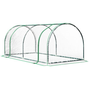 Outsunny Greenhouse Tunnel από ατσάλι και με κάλυμμα PVC