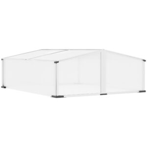 Outsunny Garden Greenhouse with Sunroof Polycarbonate 120x100x31-41cm - Διάφανο
