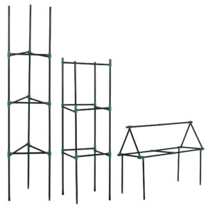 Outsunny 3-Tier Steel and PP Tomato Support for Climbing Plant