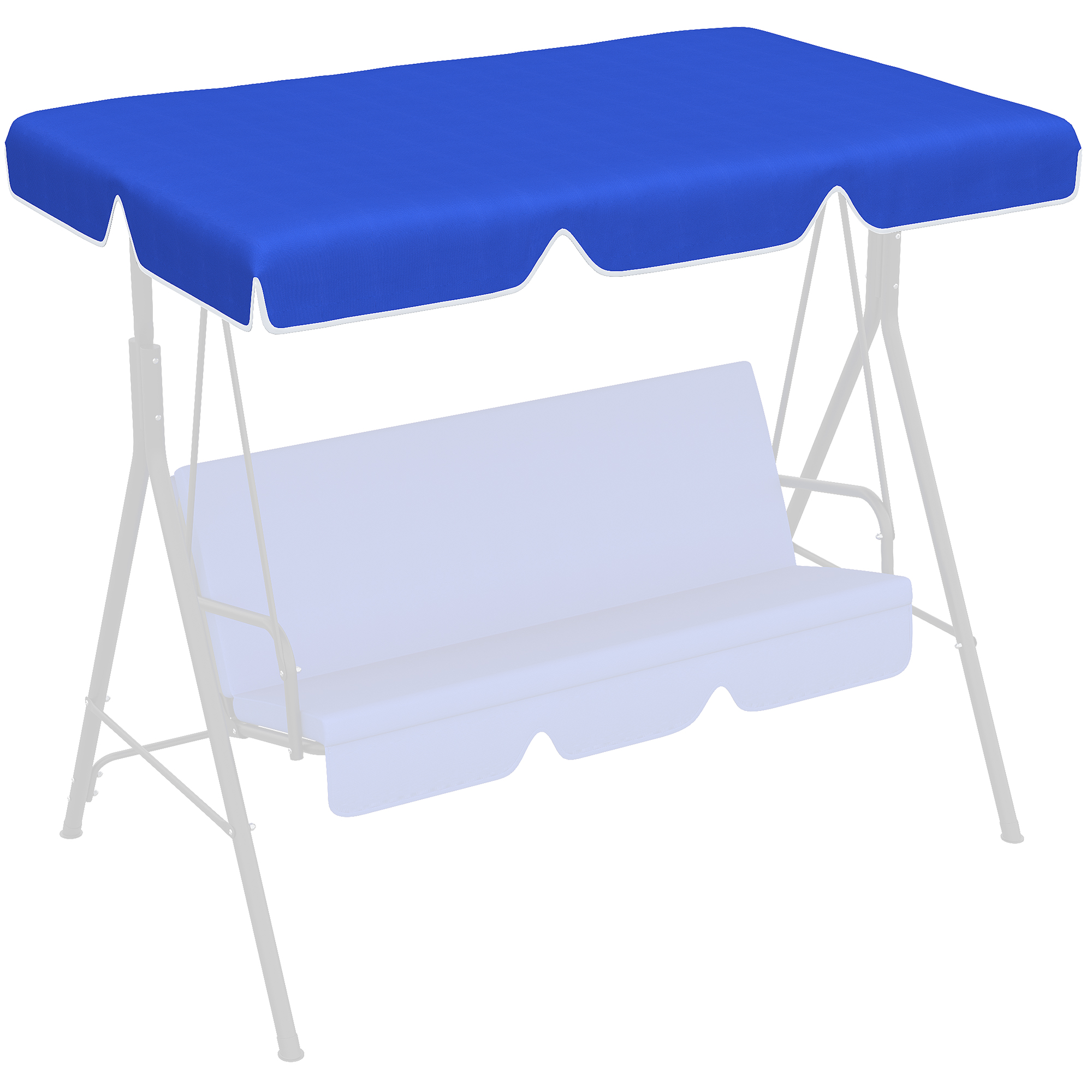 Outsunny Ανταλλακτικό κουβούκλιο για αιωρούμενο κάθισμα από πολυεστέρα με προστασία UV50+