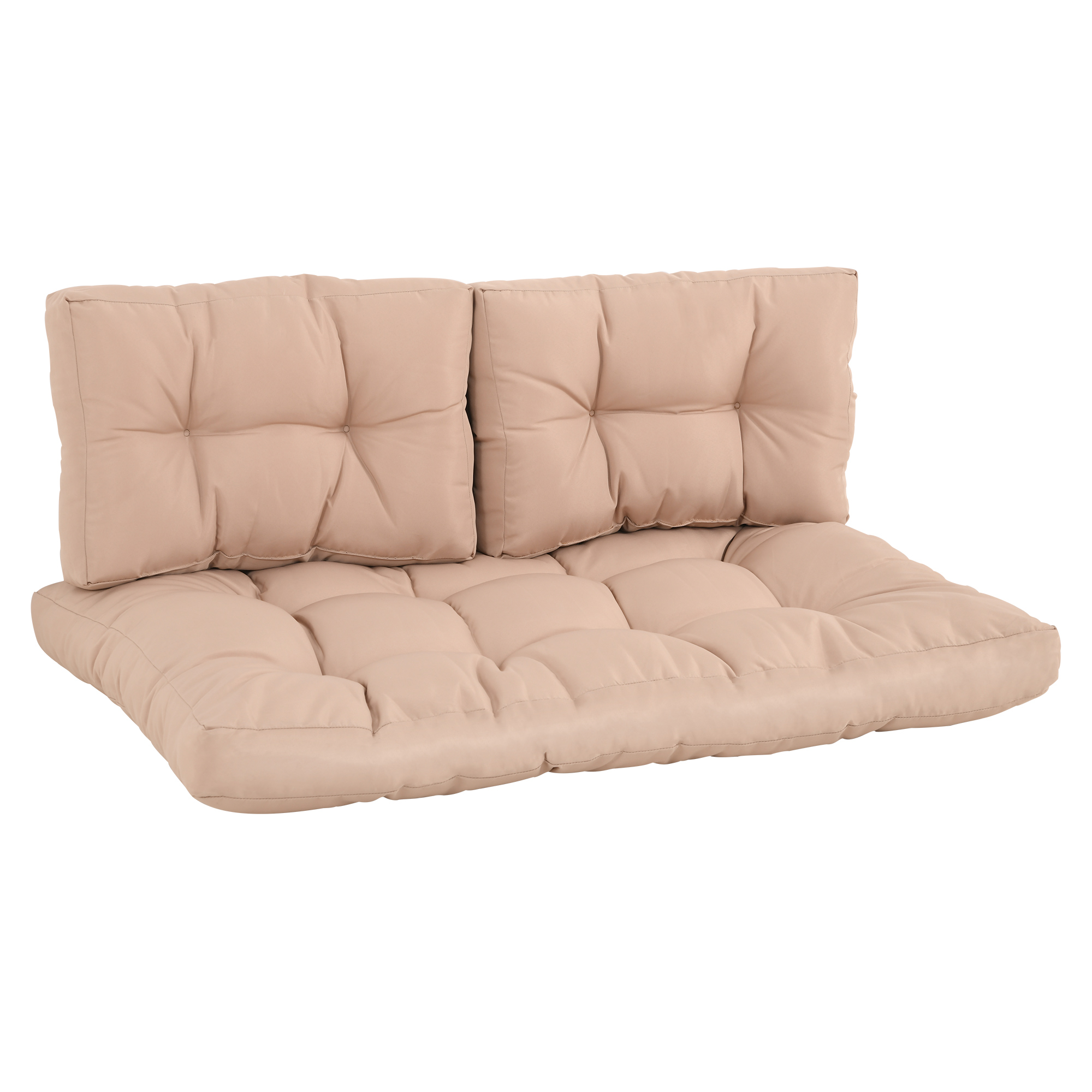 Outsunny Pallet Cushions Σετ με 3 μαξιλάρια καθίσματος και πλάτης για καναπέδες Πάγκος με πάγκους
