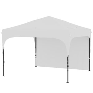 Outsunny Garden Gazebo 3x3 m με ρυθμιζόμενο ύψος σε 3 επίπεδα