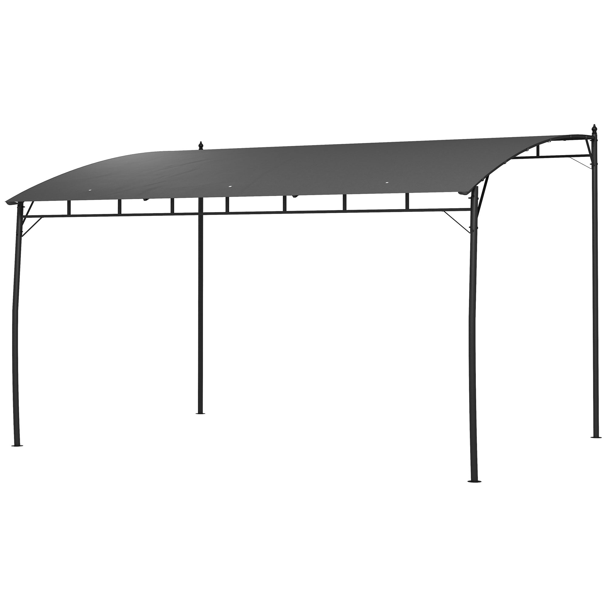 Outsunny Pergola Gazebo με 3 οπές αποστράγγισης