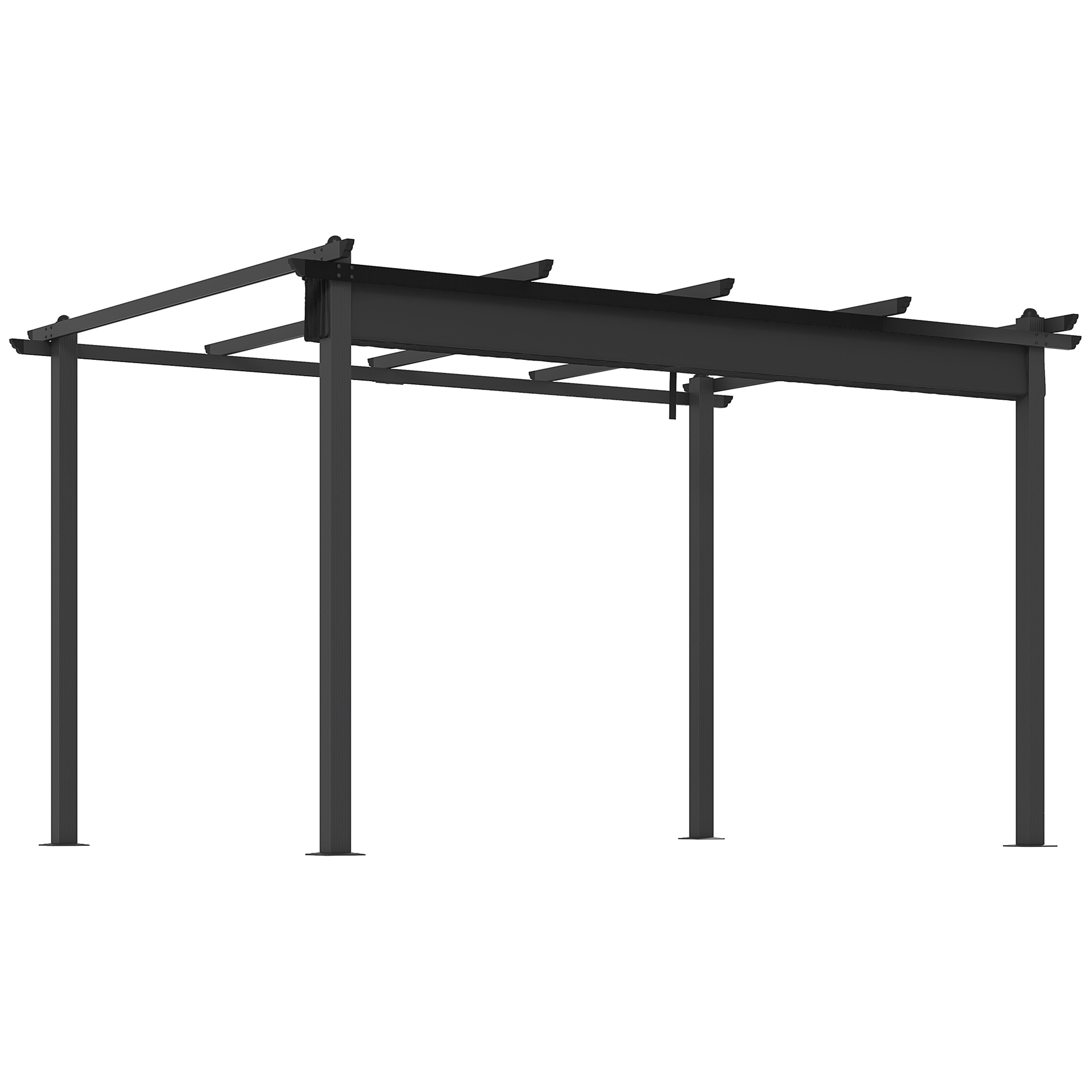 Pergola Gazebo 4x3 m με 8 οπές αποστράγγισης