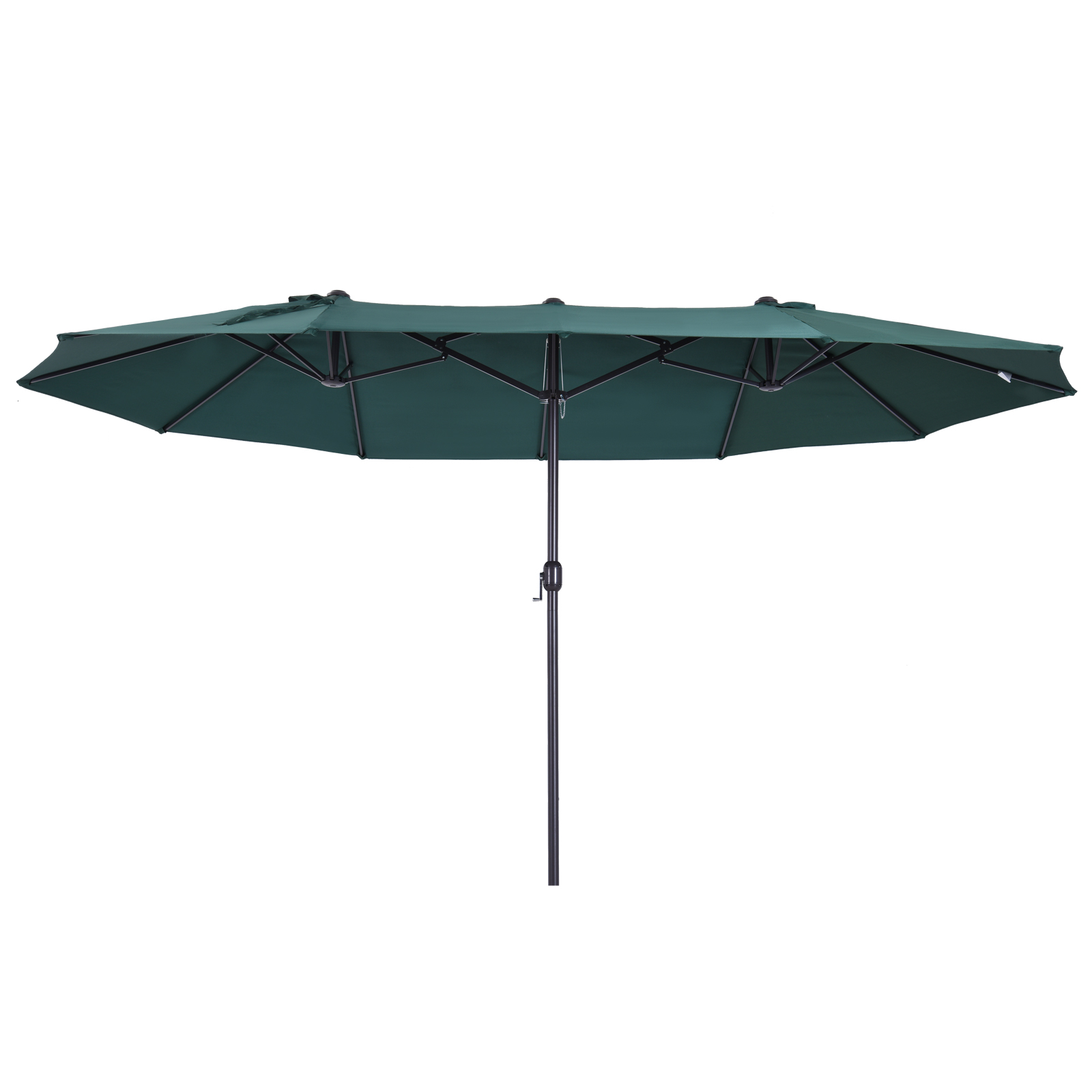 Outsunny Outsunny Outdoor Double Canopy Parasol