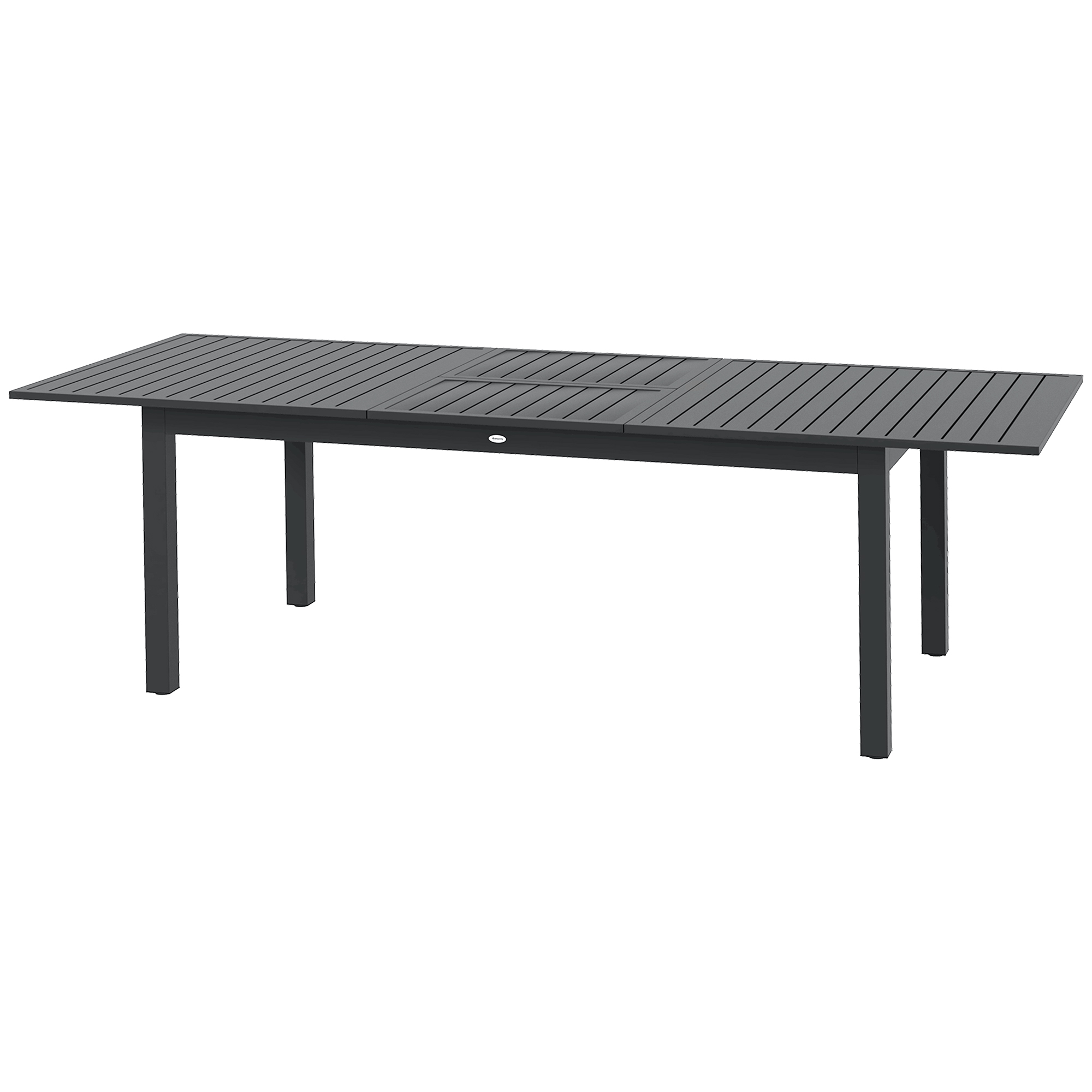 Τραπέζι εξωτερικού χώρου Outsunny για 8-10 άτομα επεκτάσιμο 180/240 cm σε ατσάλι και αλουμίνιο