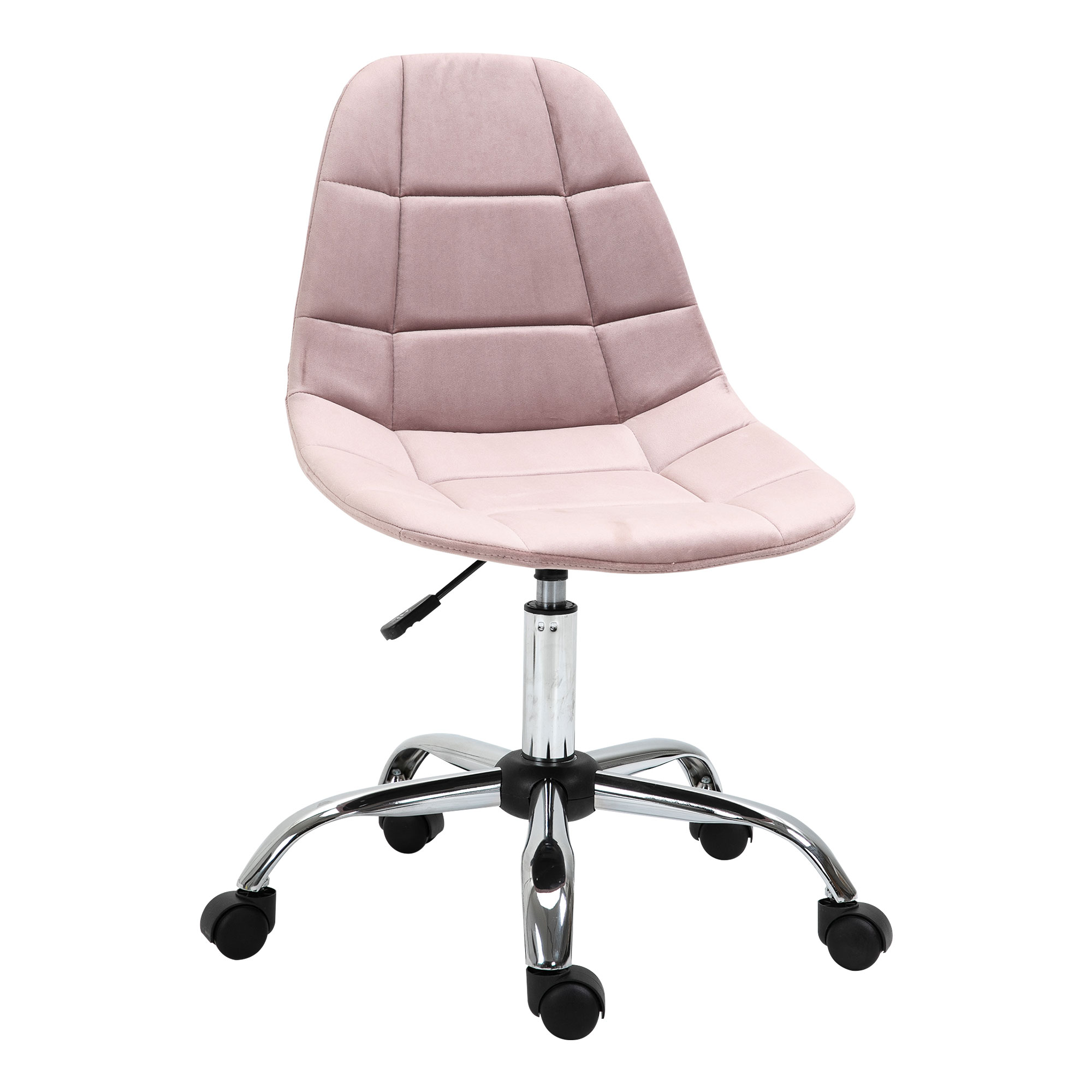 Περιστρεφόμενη καρέκλα Vinsetto για εργονομικό ρυθμιζόμενο γραφείο γραφείου Ροζ