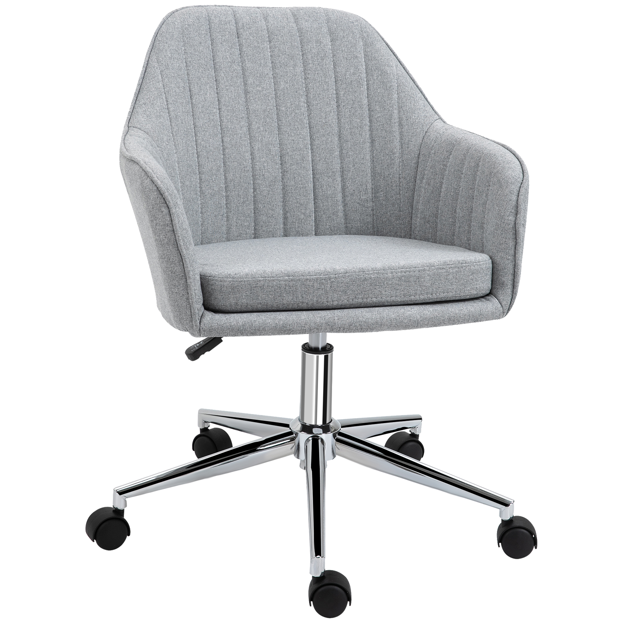 Υφασμάτινη καρέκλα γραφείου Vinsetto με περιστρεφόμενο κάθισμα και ρυθμιζόμενο ύψος