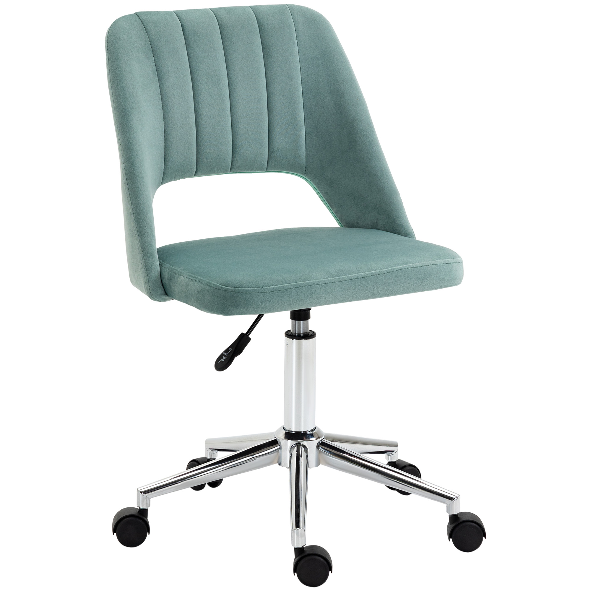 Εργονομική περιστρεφόμενη καρέκλα γραφείου Vinsetto με ταπετσαρία ρυθμιζόμενου ύψους - Πράσινη