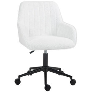Υφασμάτινη καρέκλα γραφείου HOMCOM με ρυθμιζόμενο ύψος