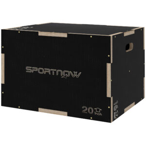 SPORTNOW Plyometric Jump Box σε 3 ύψη σε αντιολισθητικό ξύλο