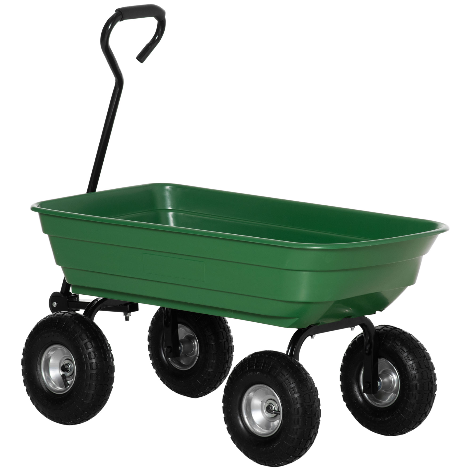 Outsunny Garden Cart με ατσάλινη κατασκευή και ελαστικά