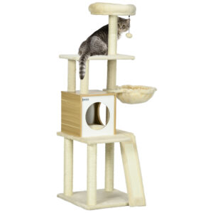 PawHut Cat Tree with House