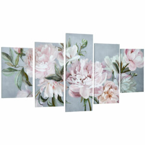 HOMCOM Canvas Prints Flowers