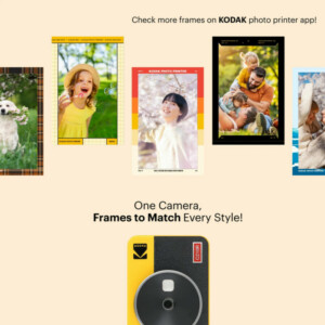 Kodak Mini Shot 2 Retro -Instant Camera & Photo Printer (5.3 x 8.6 cm), iOS & Android BT + 8 Sheets - Image 3